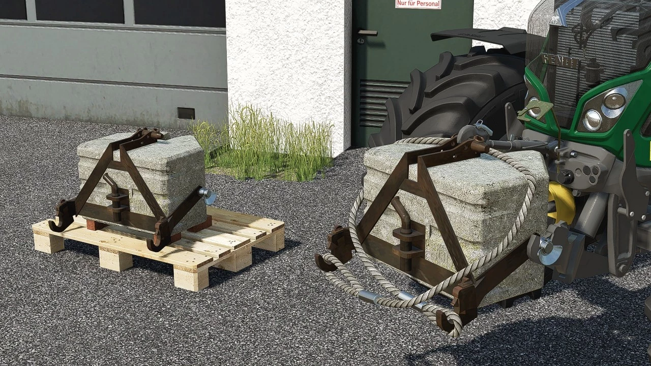 Selfmade concrete rope weight v 1.0 - FS 22