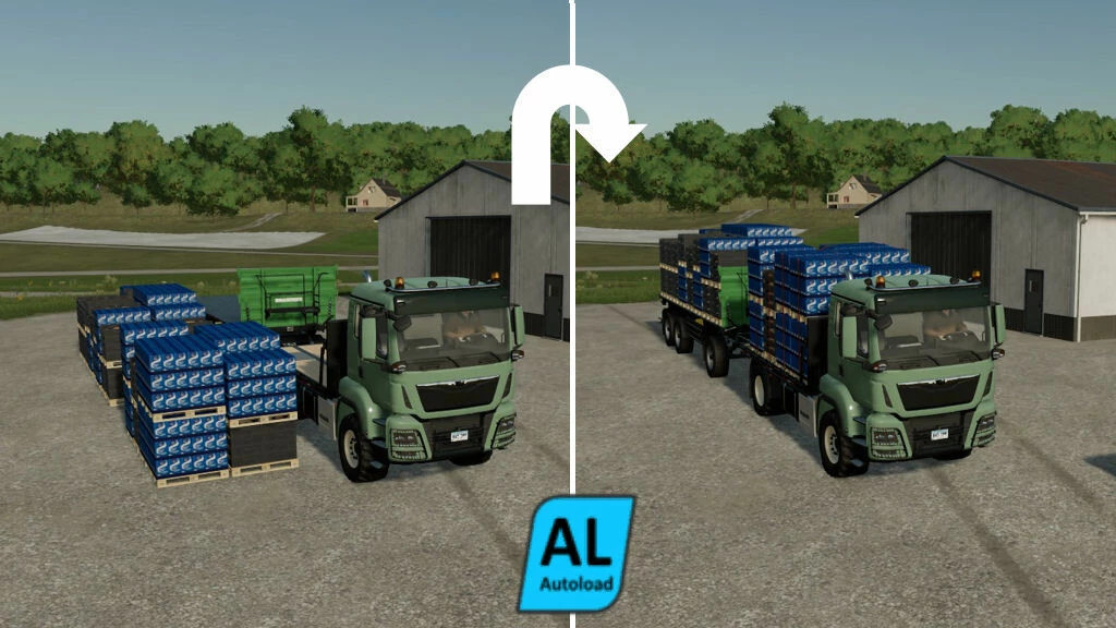 Trucks And Trailer With Pallet Autoload