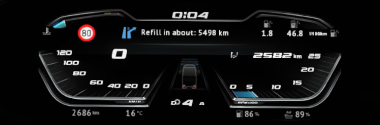 High Quality Dashboard - DAF 2021