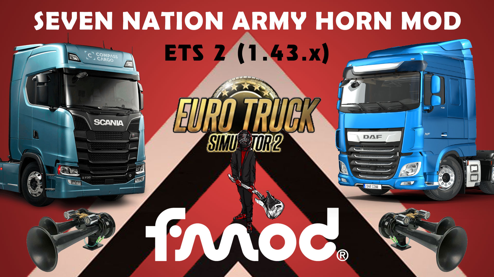 Seven Nation Army Horn Mod for ETS 2