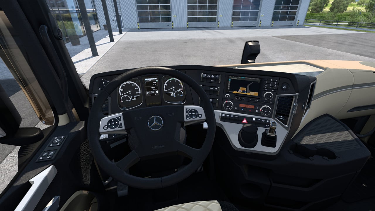 Actros Plus: New Actros MP4 Cabin Overhault 1.1.0 (for 1.40-1.43, 1.44)