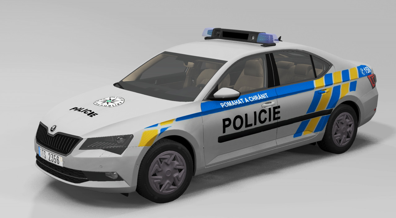 Škoda Superb Česká policie