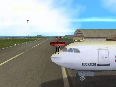 RC Mod Airport Landing Replay