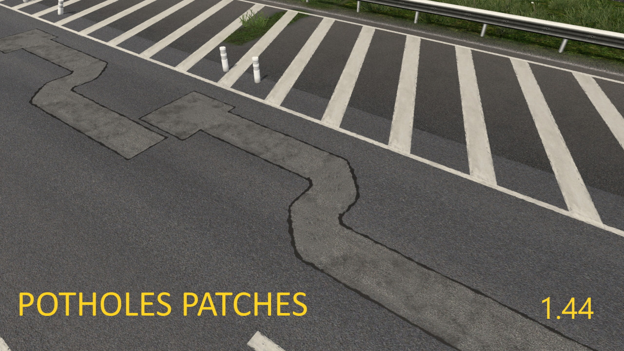 Holes in The Way/Potholes Patches on Road