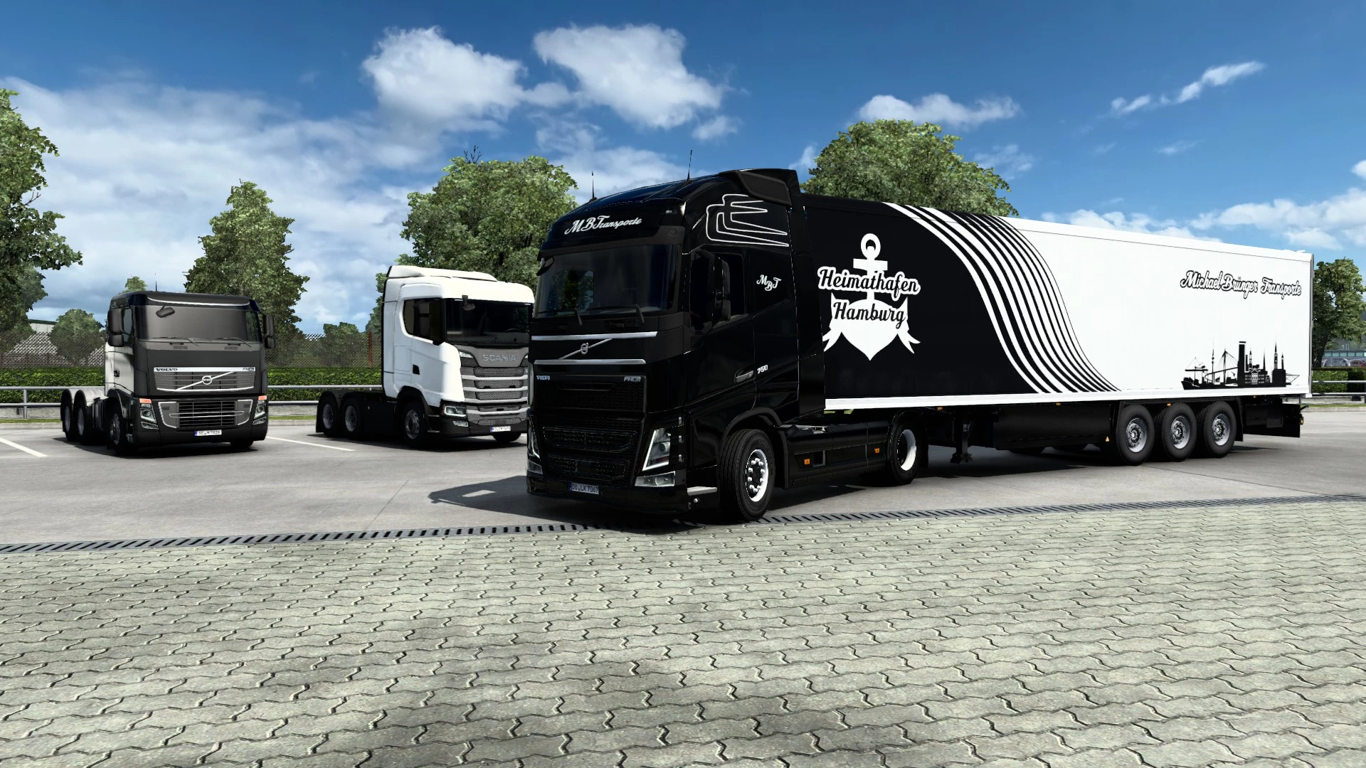 Combo Skin MB Transporte 1.0 - ETS 2