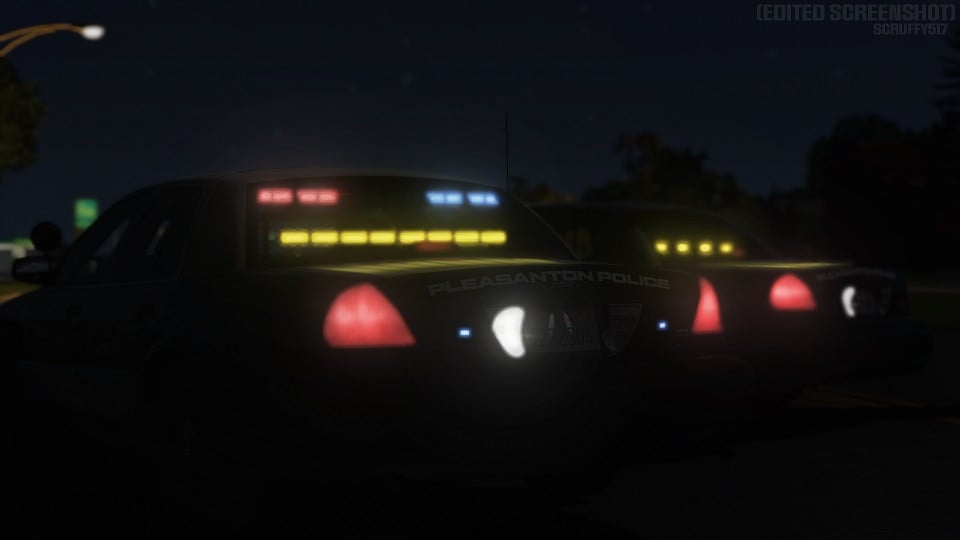 Realistic Police Lights CVPI Addon