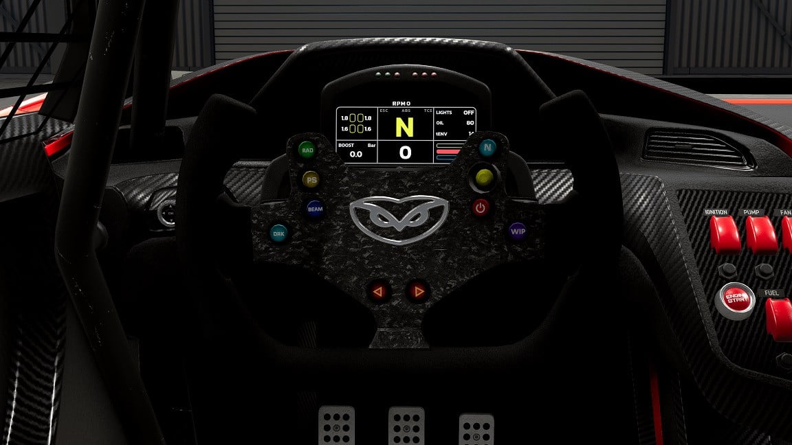 Scintilla GT3 Steering Wheel + Parts