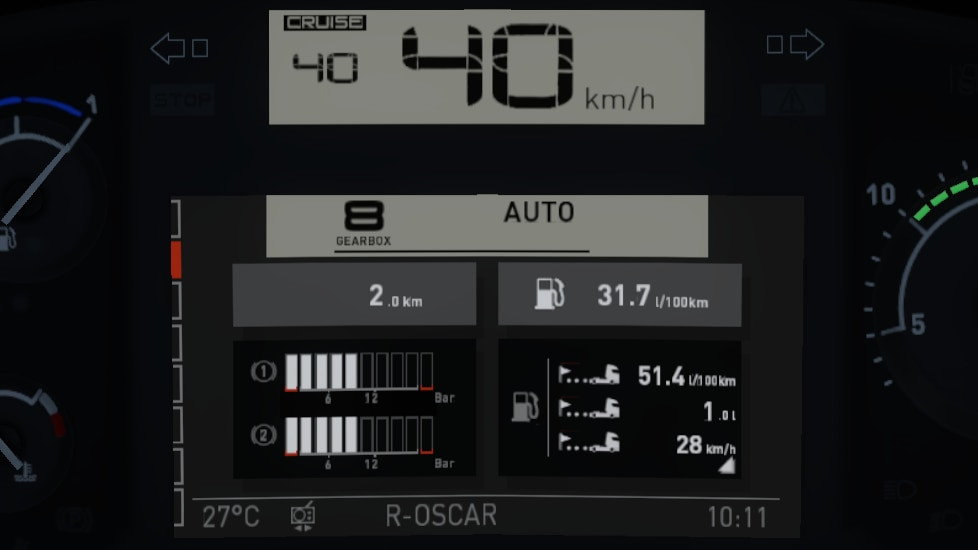 Renault T Realistic Dashboard Computer