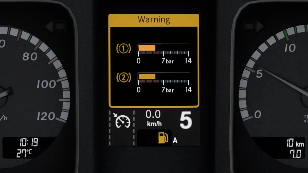 Mercedes-Benz New Actros Realistic Dashboard Computer 1.44, 1.45