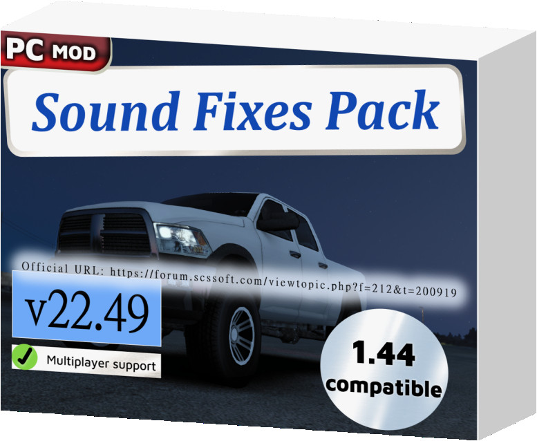 Sound Fixes Pack - 1.44 stable release