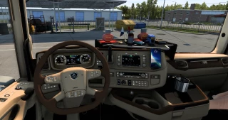 Wood Beige Interior Scania S/R Eugene 1.0 thumbnail 2