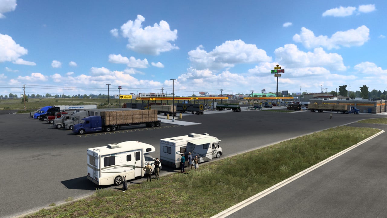 More realistic Truck Stops