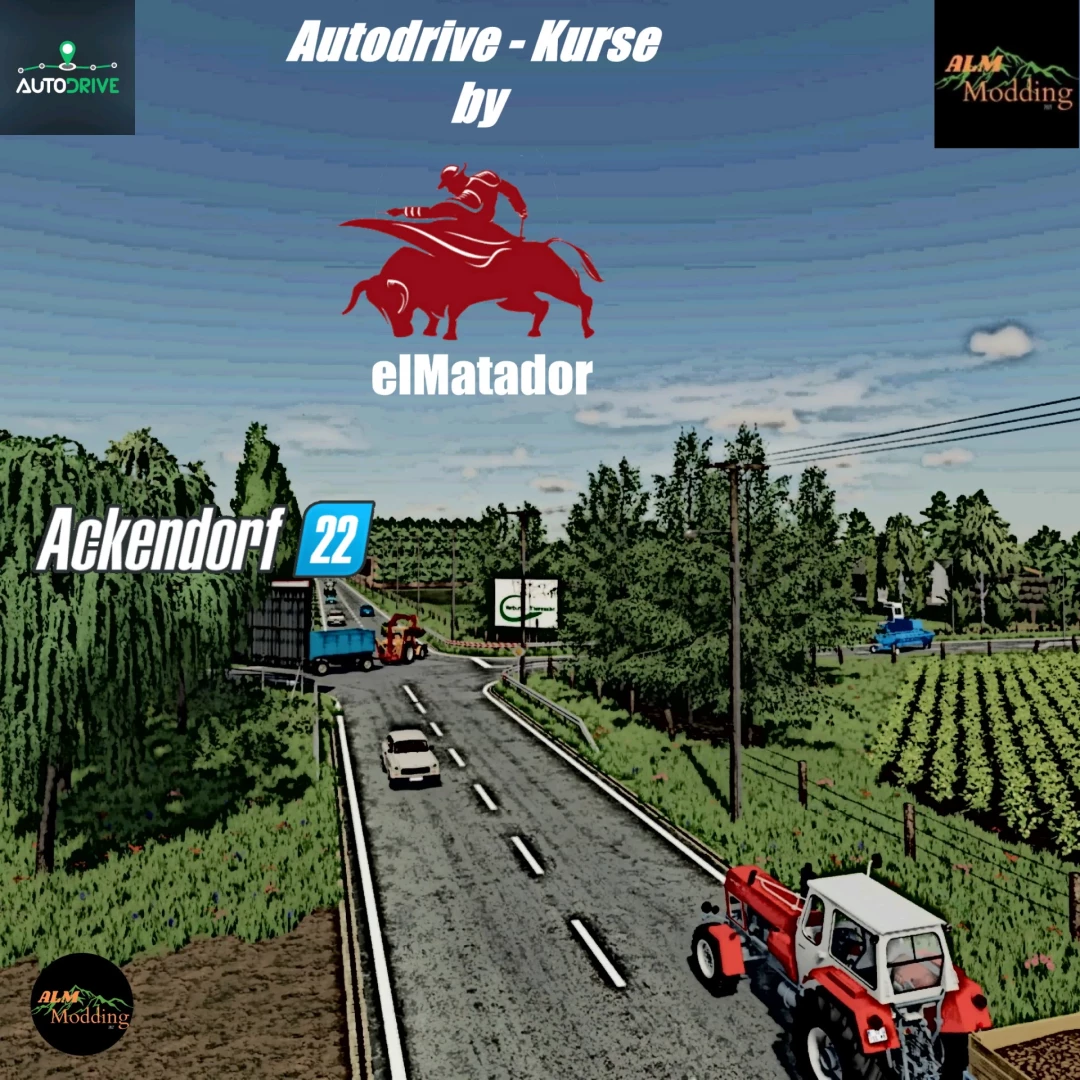AutoDrive - Courses for Ackendorf by ALM Modding v 1.0