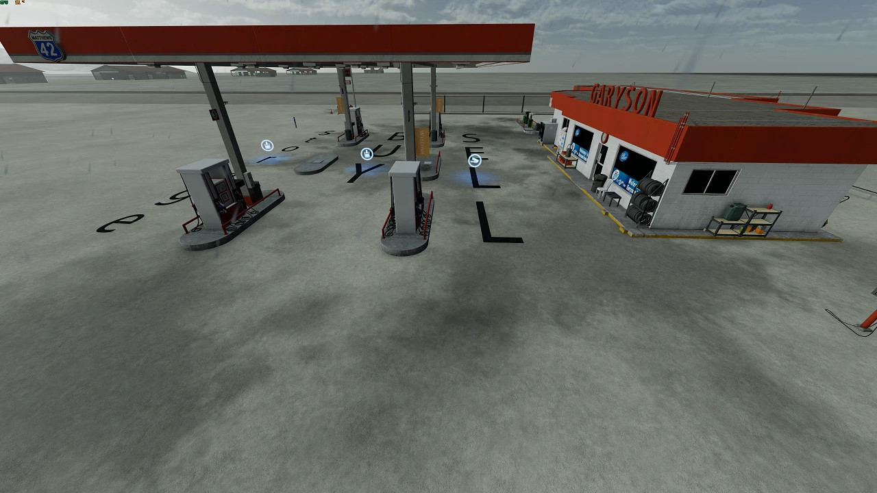 Tankstelle für Verkauf, Einkauf und Lagerung