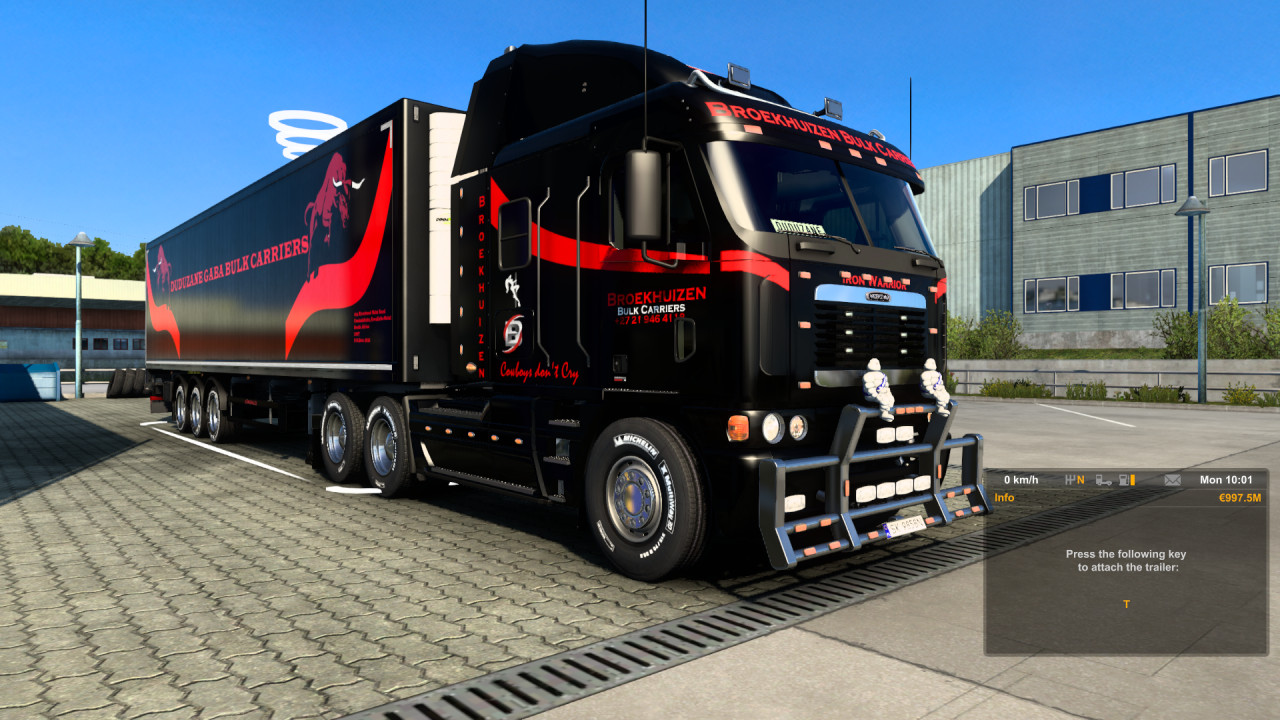 Freightliner Argosy and Scania R 2016 | Broekhuizen Bulk Carriers Skin