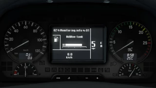 Realistic Dashboard Computer Mercedes Actros MP3 v1.2 thumbnail 2