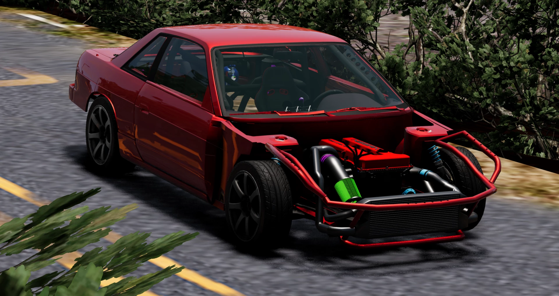 Nissan Silvia S13 Drift, Screenshot from Assetto Corsa