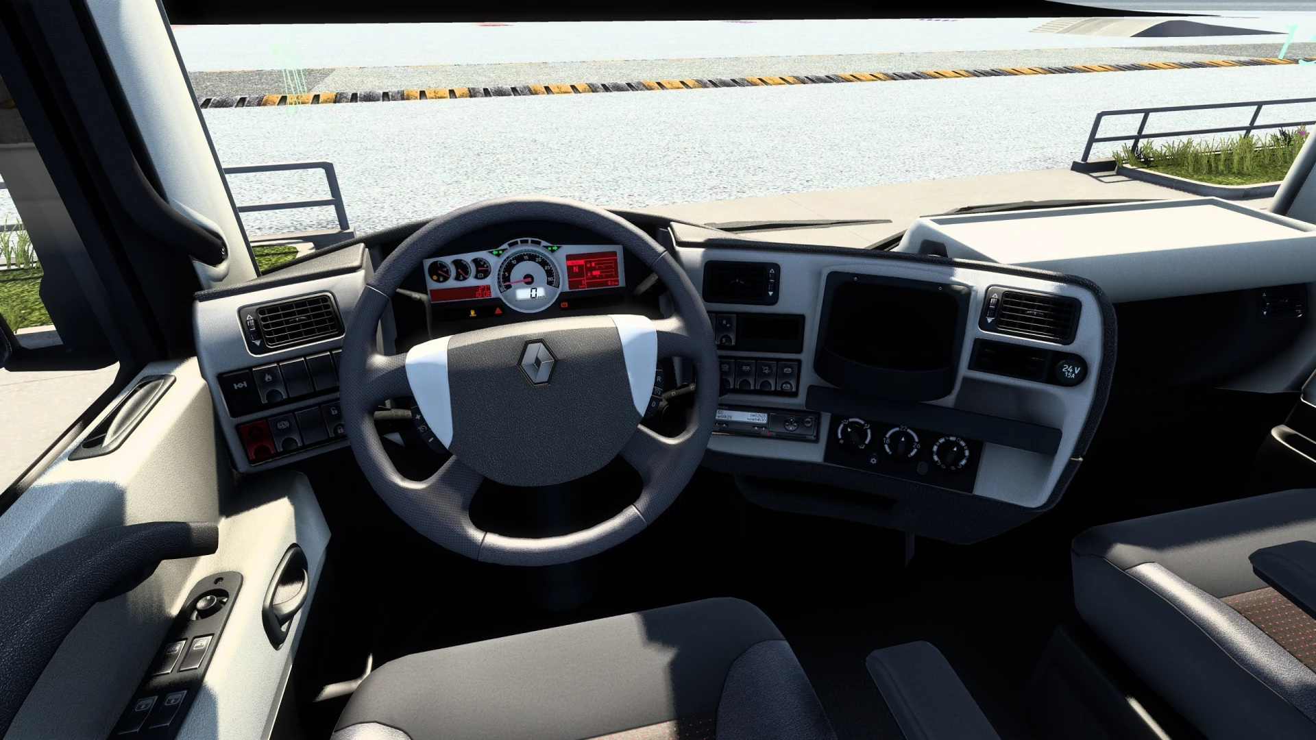 Realistic Dashboard Computer Renault Magnum & Premium 1.45