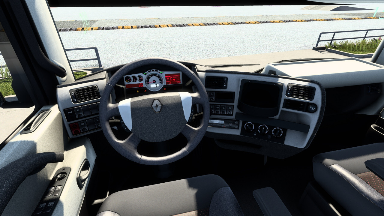 Realistic Dashboard Computer Renault Magnum & Premium