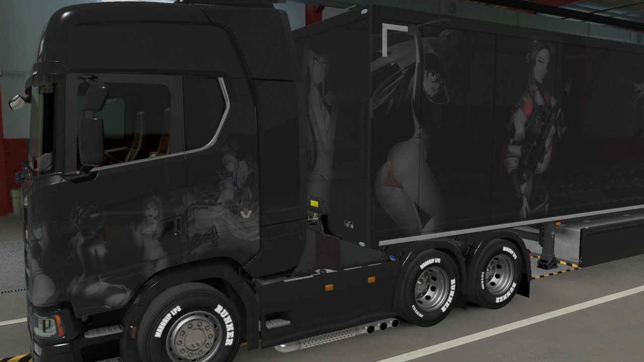BLACK AND WHITE ANIME SKIN PART 02