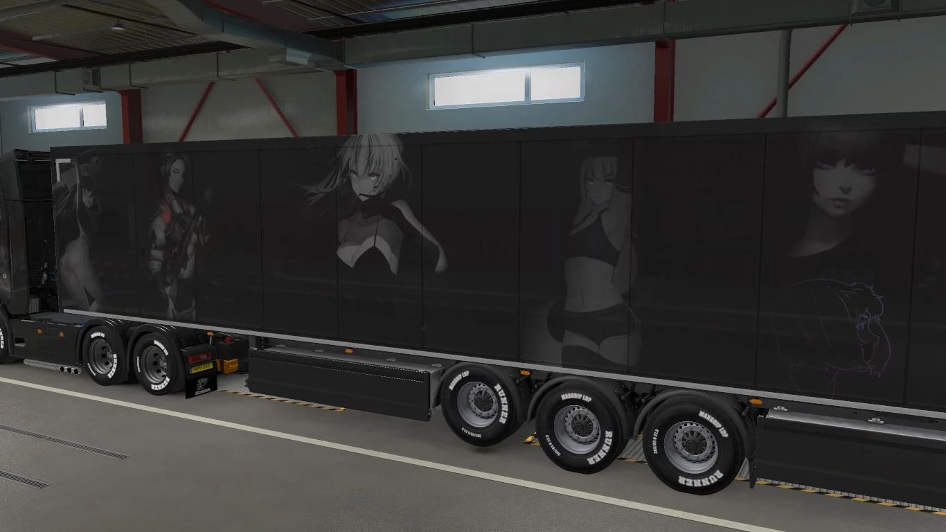 BLACK AND WHITE ANIME SKIN PART 02 1.0 - ETS 2