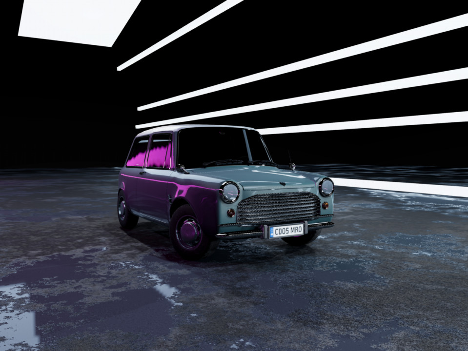 austin Mini cooper (automation mod for Beamng with interior)