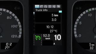 Realistic Dashboard Computer Mercedes Actros MP4 1.55 thumbnail 4