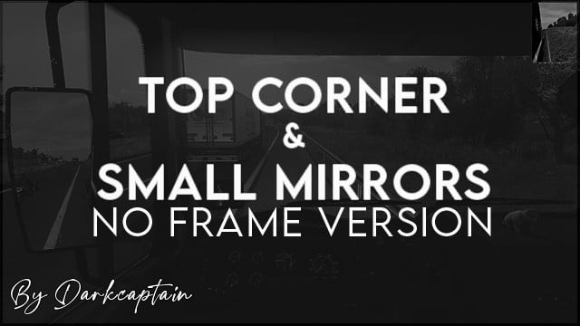 Top Corner & Small Mirrors No Frame version