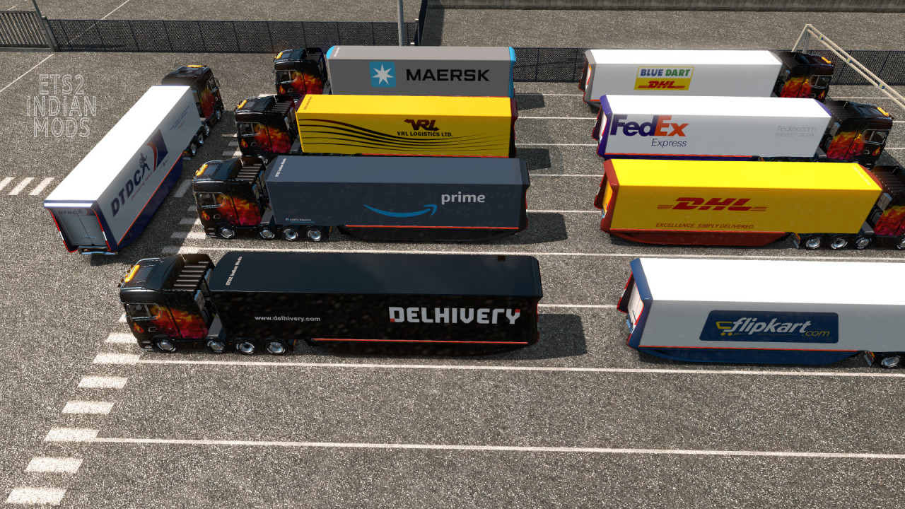 Indian Company Skins for MB Aerodynamic Trailer Concept