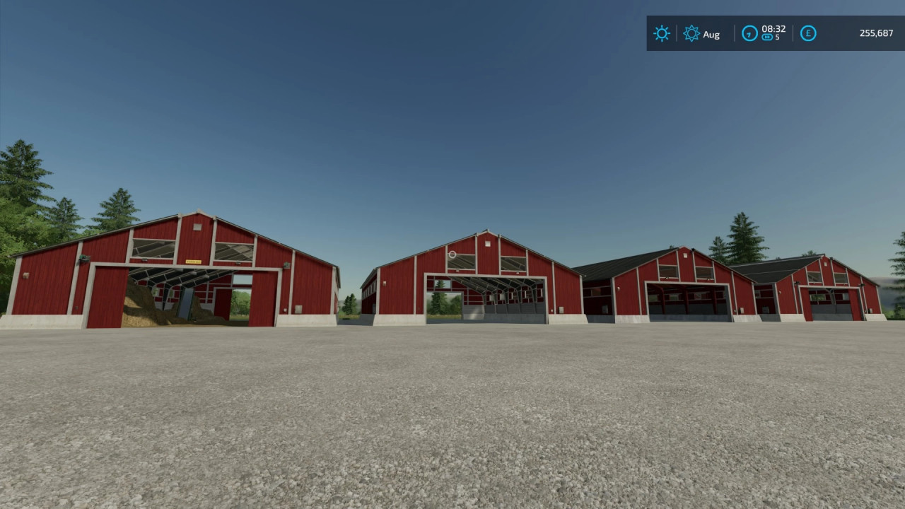 FS22 Placeable Large Sheds