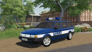 Volkswagen PASSAT B3 VARIANT POLICE v 1.0 thumbnail 5