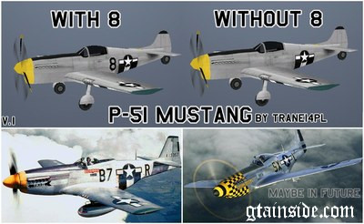 P-51 Mustang texture to Rustler