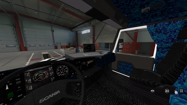Scania 2 series Blue Plush Interior 1.0