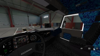 Scania 2 series Blue Plush Interior 1.0 thumbnail 2