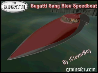 Bugatti Sang Bleu Speedboat