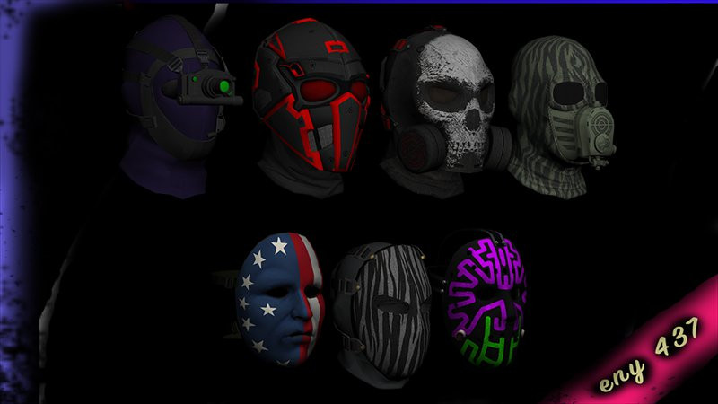 Doomsday Heist Masks For Cj