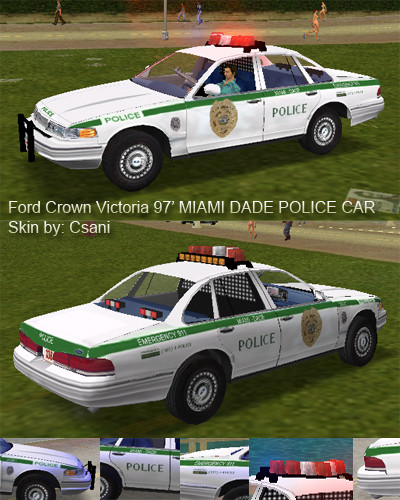 Ford Crown Victoria 97' Miami Dade Police