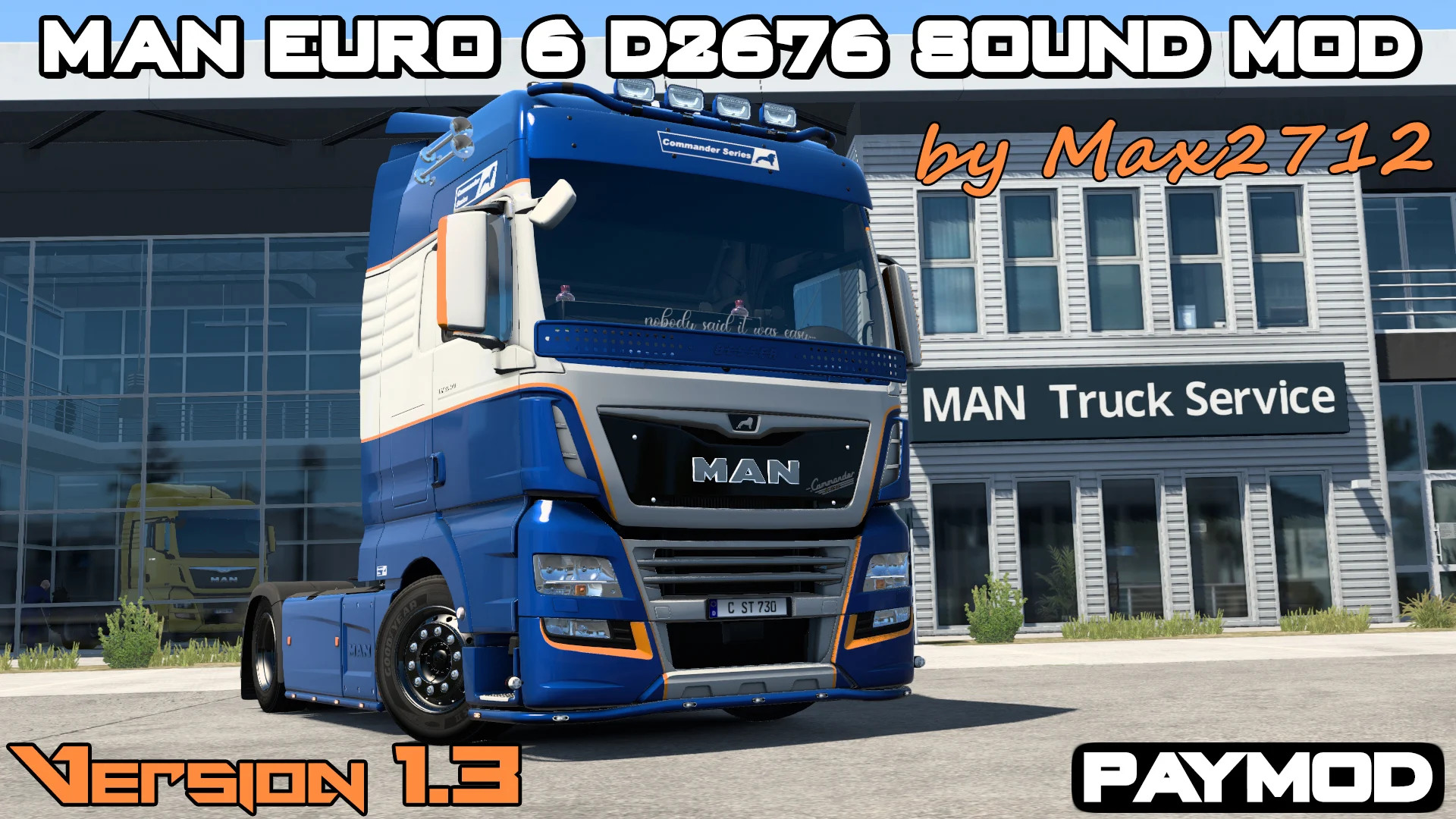 MAN Euro 6 D2676 Sound Mod