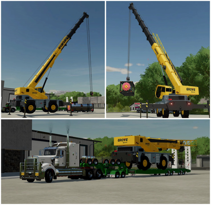 Grove GRT 655 Rough Terrain Crane