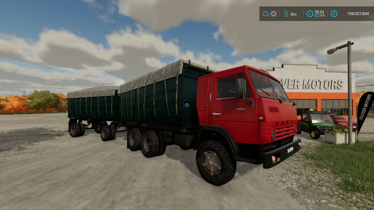 KAMAZ 5320 + Trailer GKB