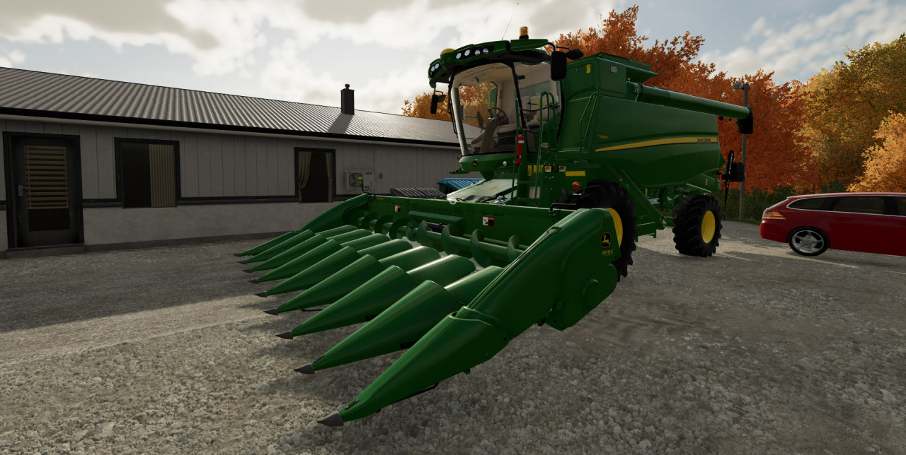 FS22 JD HEADER CUTTER 608C V7