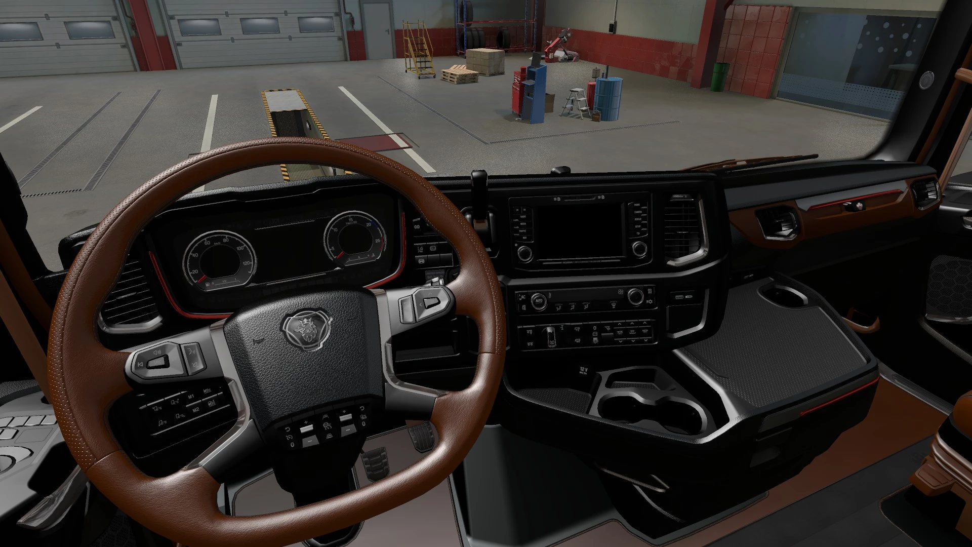 Scania 2016 Black-brown interior 1.0