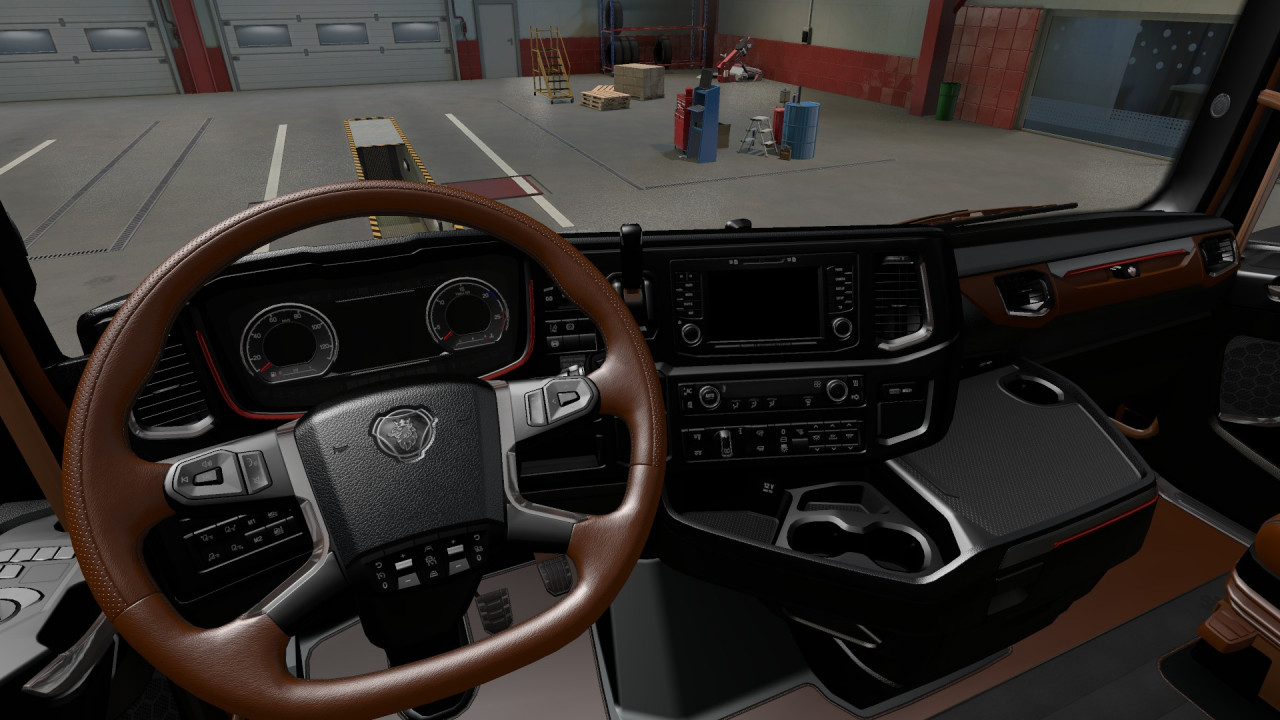 Scania 2016 Black-brown interior