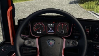 Interior (Dark-red) Scania R/S + dashboard 1.0 thumbnail 3