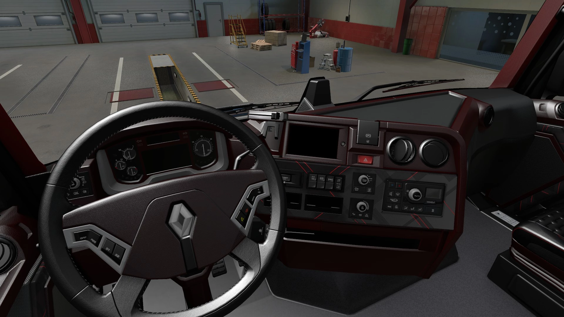 Renault T dark Red interior 1.0