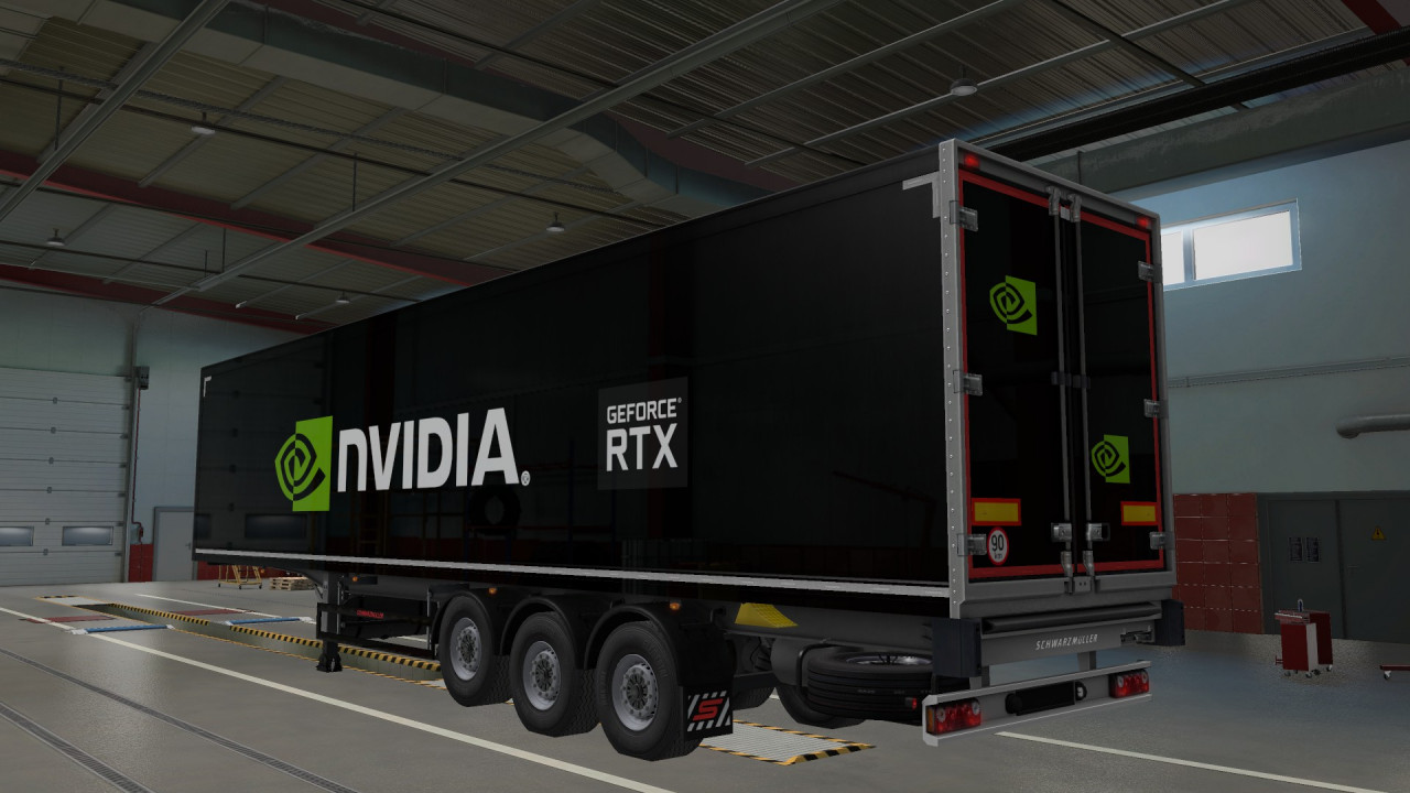 SCHWARZMULLER Trailer Skin "Nvidia RTX"
