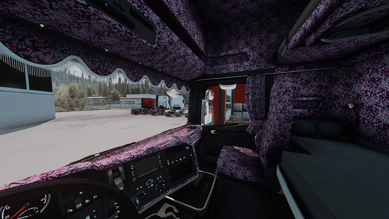 Scania FreD Purple Plush Parts Interior