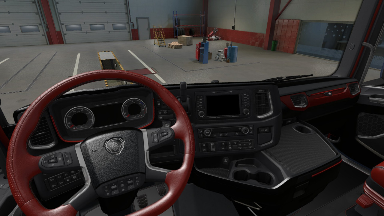 Scania 2016 Red-Black interior