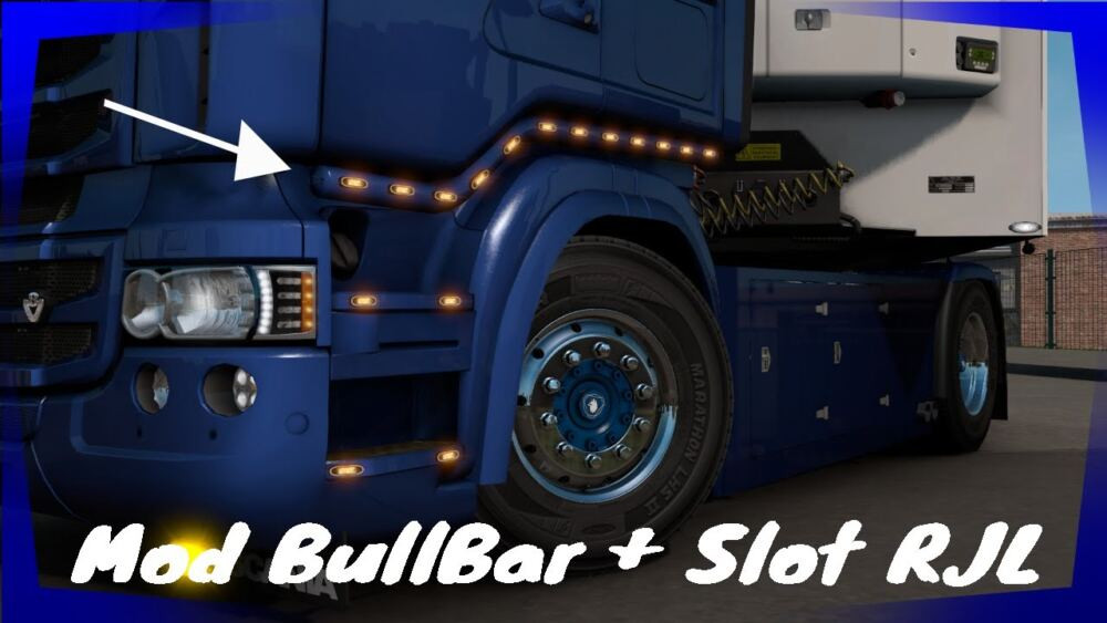 Bull Bar + slot Scania RJL
