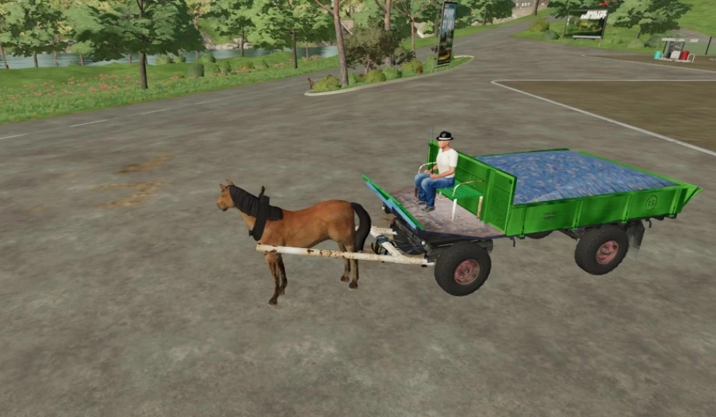 Farm animals and carts